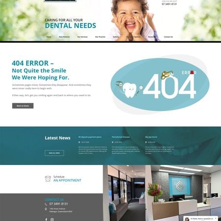 Anzac Avenue Dental 404 Page