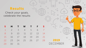 Tip: Check your goals and celebrate the results