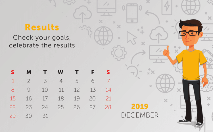 Tip: Check your goals and celebrate the results