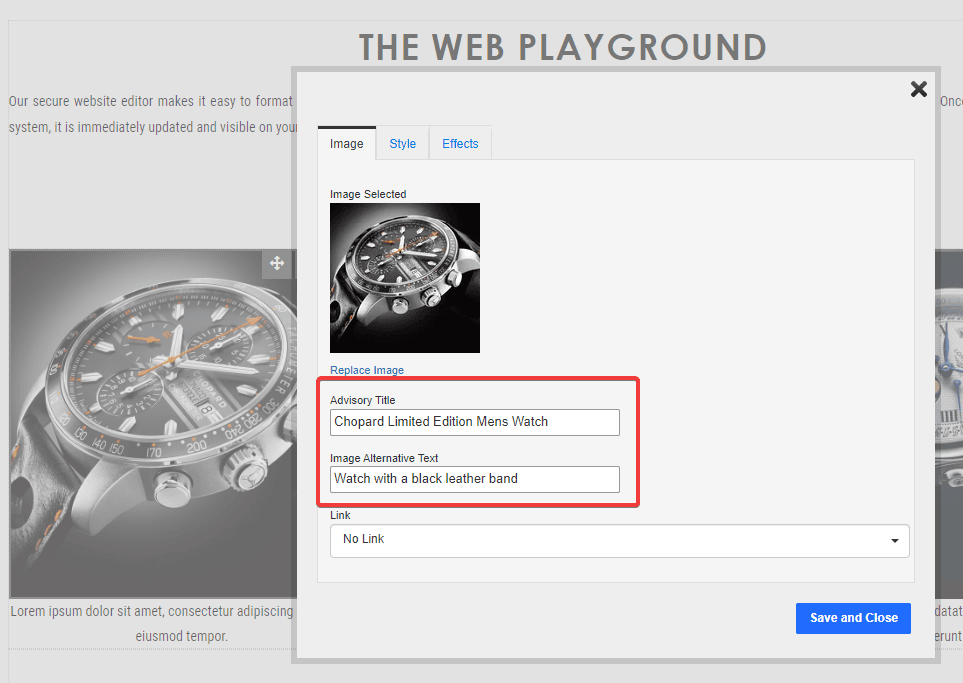 Changing Alt-Text Example - Bloomtools SEO