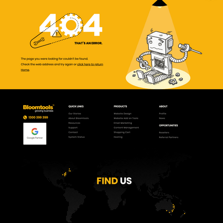 Bloomtools 404 Page
