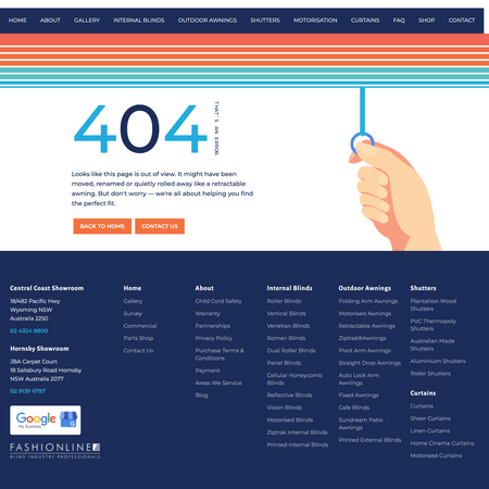 Premier Shades 404 Page