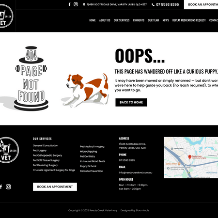 Reedy Creek 404 Page